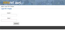 Tablet Screenshot of extranet.trt5.jus.br